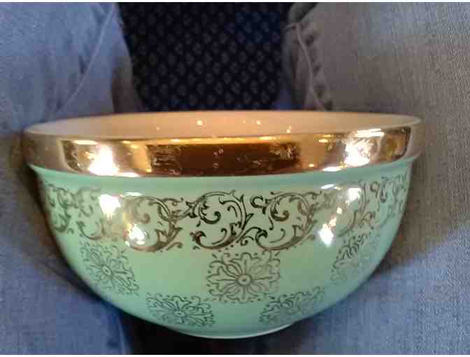 Hall China 3 pc Mixing Bowl Set Monterrey Green