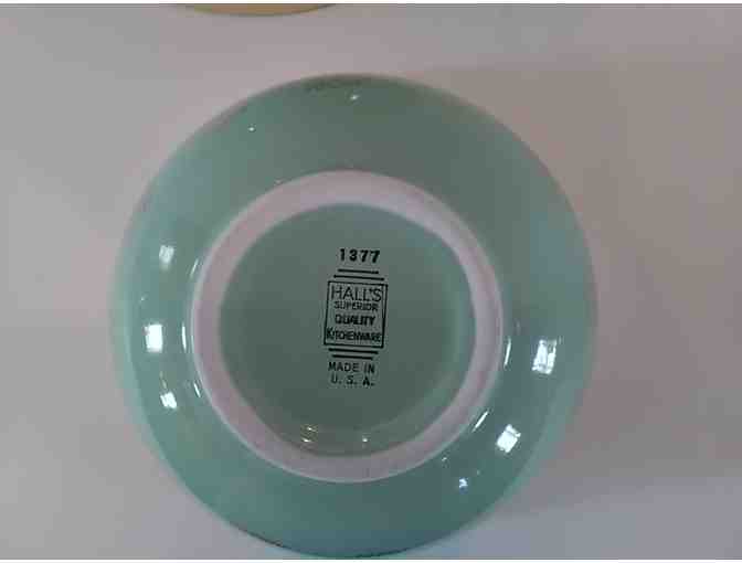 Hall China 3 pc Mixing Bowl Set Monterrey Green