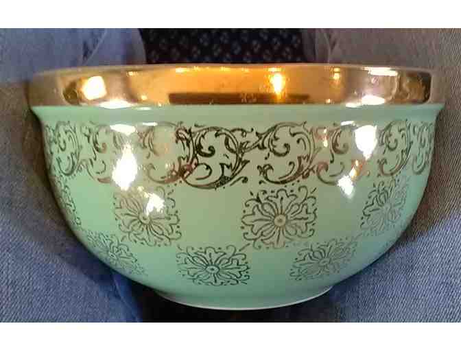 Hall China 3 pc Mixing Bowl Set Monterrey Green