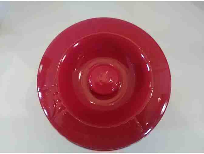 Hall China Radiance Canister Set in Chinese Red