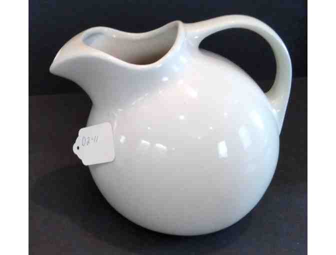 Hall China Ball Pitcher White