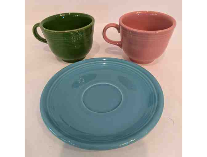 Fiesta Cups and Plates 4 pcs