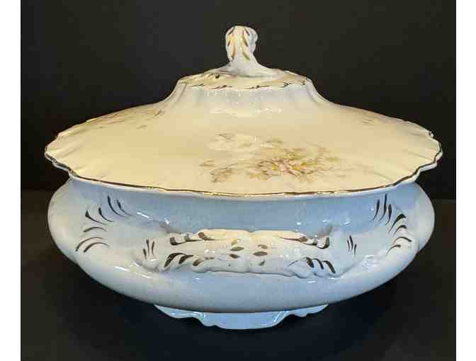 Vodrey Pottery 1896-1920 Covered Vegetable Dish