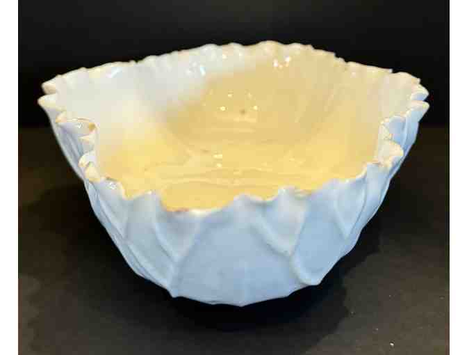 Lotus Ware White Footed Bowl