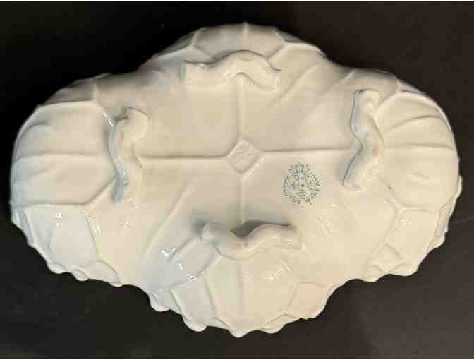 Lotus Ware White Footed Bowl