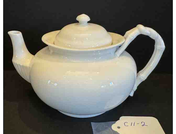 Lotus Ware 2 pc Teapot