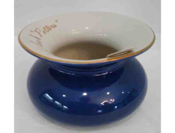 Hall China Spittoon Good Luck Potters