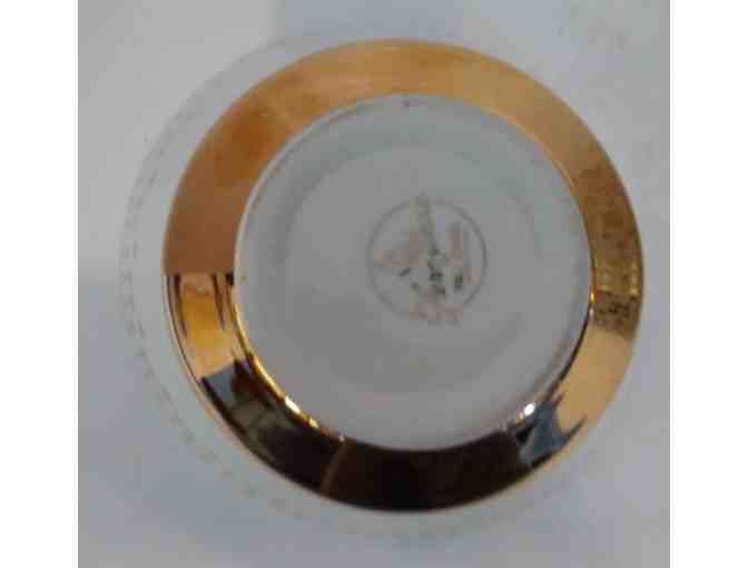 Hall China Flareware Gold Trim Bowls, 2 pcs