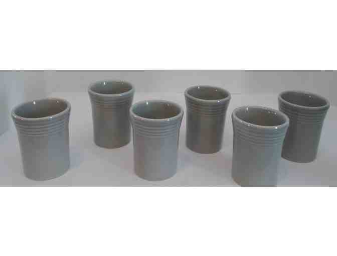 Fiestaware Pearl Gray Tumblers 6 pcs