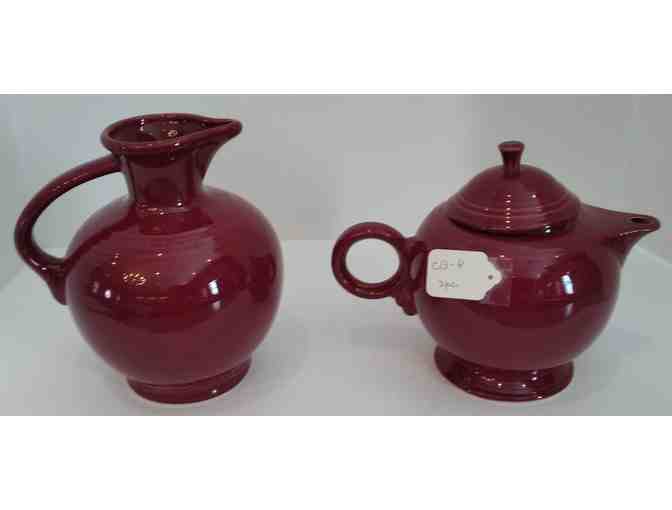 Fiestaware Cinnabar 44 oz Teapot w/Lid & Carafe