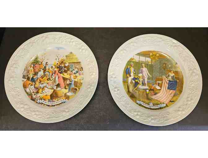 American Commemarative Plates 5 pcs