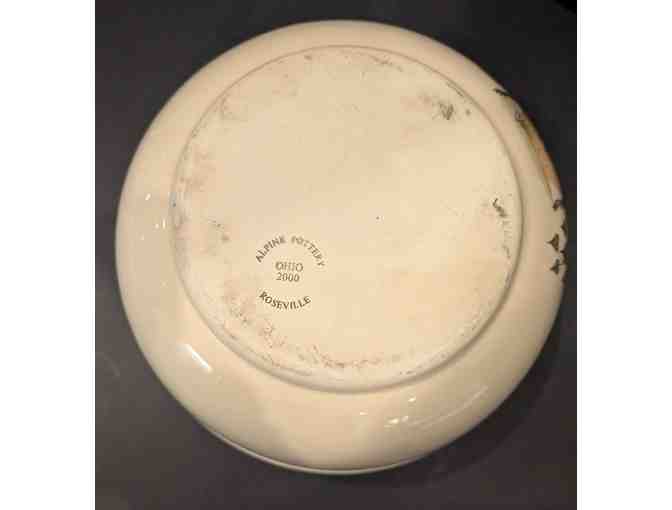 Alpine Pottery Roseville Birdhouse Mixing Bowl