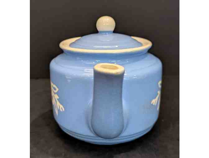 Crooksville Pottery 2 pc Vintage Pitcher with Lid