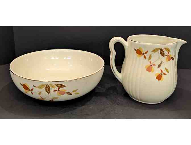 Hall China Autumn Leaf Utility Pitcher
