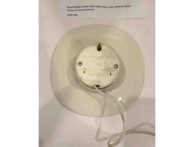 Harker Pottery Russell Wright Clock Golden Spice