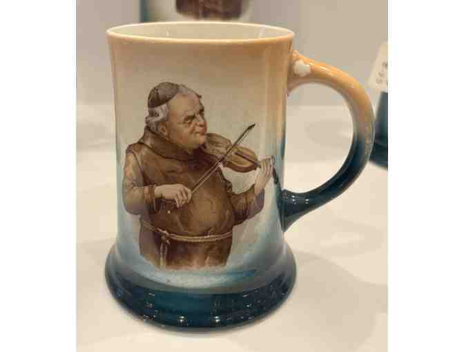 Sebring Brothers Pottery Monk Steins, 5 pcs