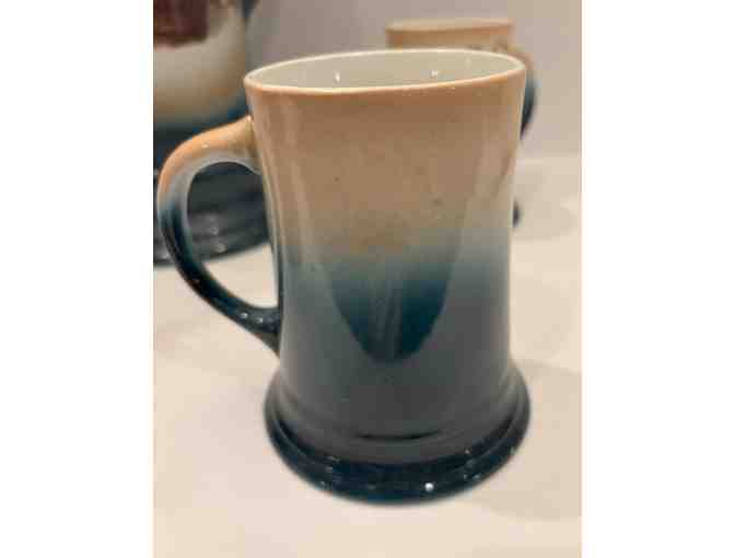 Sebring Brothers Pottery Monk Steins, 5 pcs