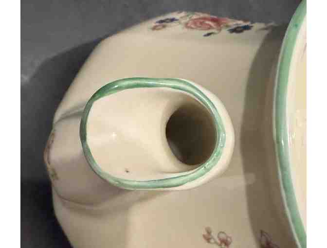 Hall China Floral Design Coffee Pot Tricolator