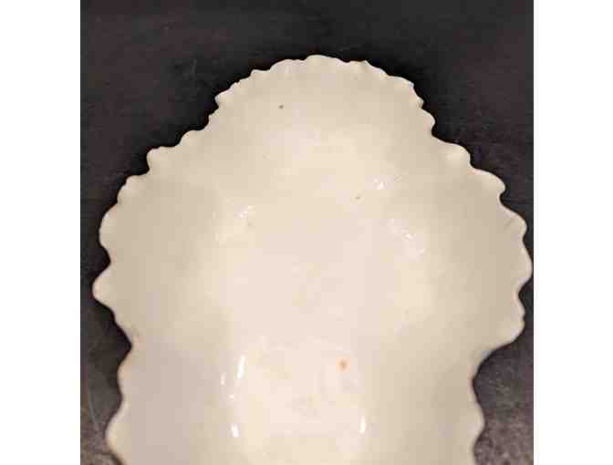 Knowles Taylor & Knowles Lotus Ware Footed Dish