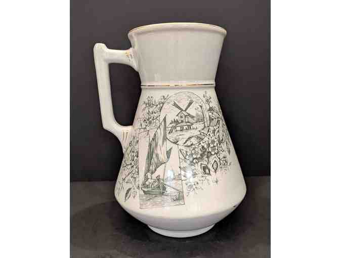 East End Pottery Green Ewer (Pitcher) Circa 1894 - 1901