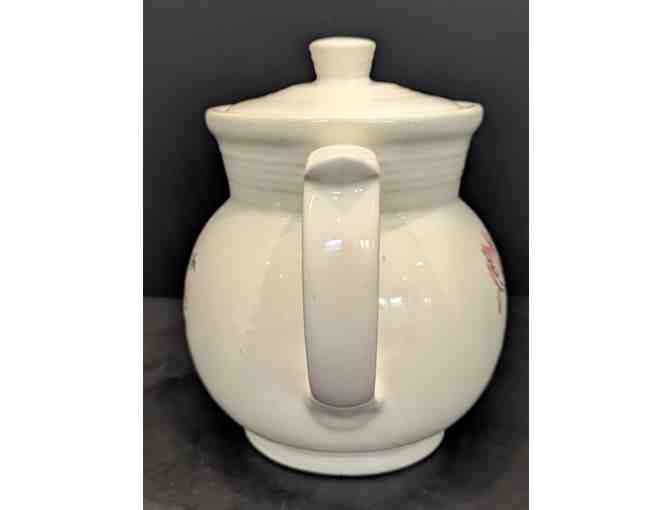 Hall China Drip-O-Lator Coffee Pot Dadota Variation White Flowers
