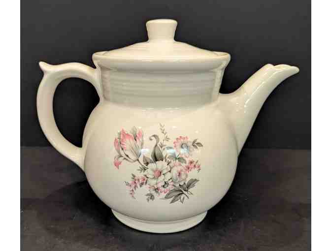 Hall China Drip-O-Lator Coffee Pot Dadota Variation White Flowers