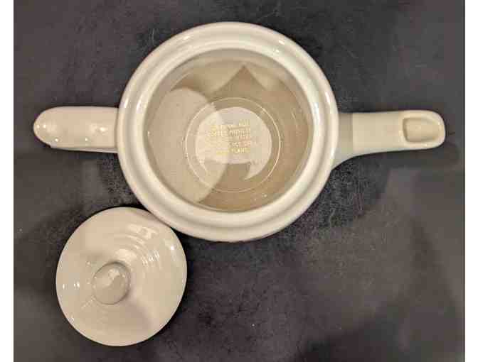 Hall China Drip-O-Lator Coffee Pot Dadota Variation White Flowers