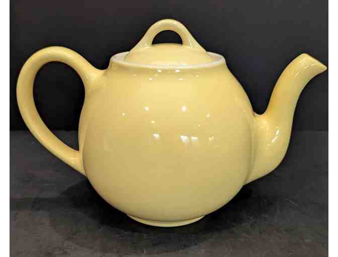 Hall China French Style Light Yellow Teapot