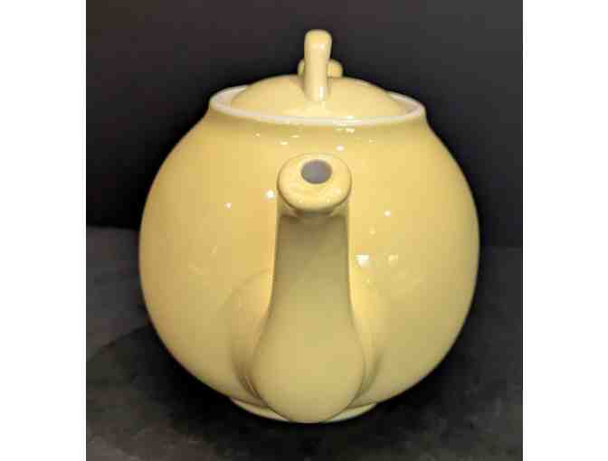 Hall China French Style Light Yellow Teapot