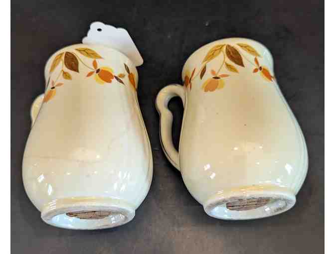 Hall China Autumn Leaf Salt & Pepper - Large set and Small set