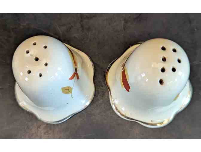 Hall China Autumn Leaf Salt & Pepper - Large set and Small set