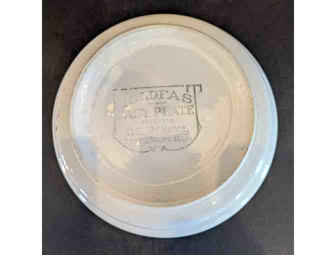 D E McNicol Holdfast Baby Plate Patented