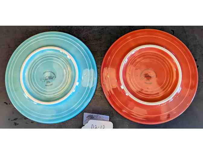 Homer Laughlin Fiesta Hotplate Trivet Dancing Lady 2 pcs