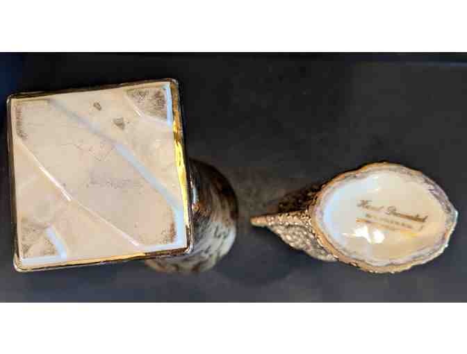 Acme China Weeping Gold Vases 2 pcs