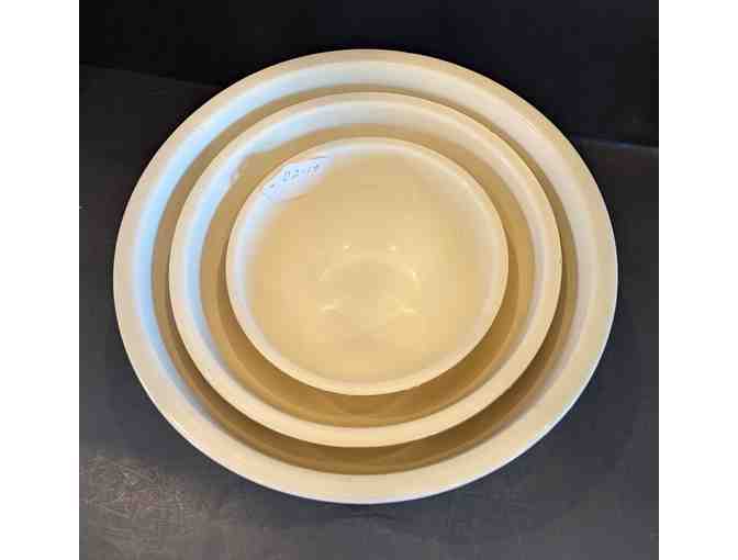 Homer Laughlin Kitchen Kraft Mixing Bowls 3 pcs