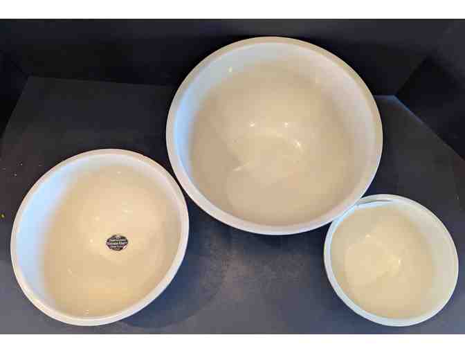 Homer Laughlin Kitchen Kraft Mixing Bowls 3 pcs