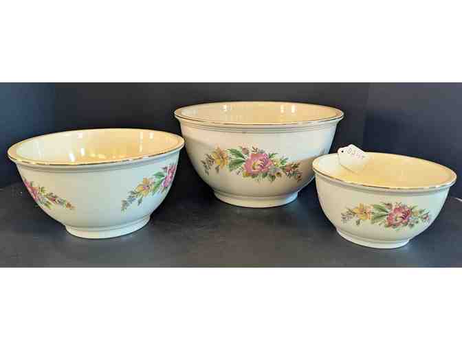 Homer Laughlin Kitchen Kraft Mixing Bowls 3 pcs
