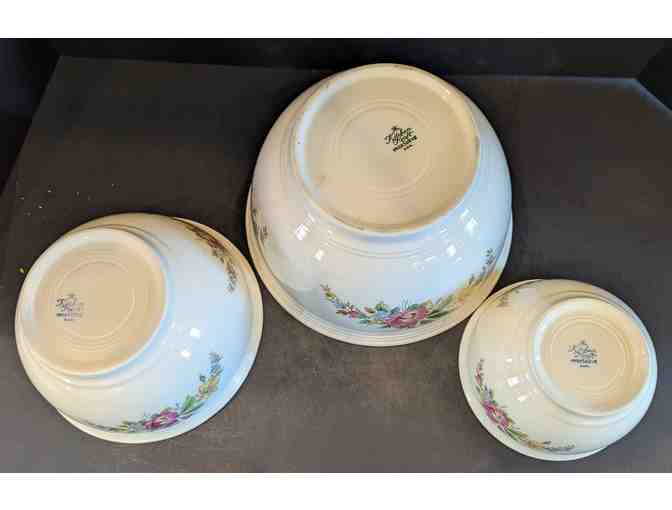 Homer Laughlin Kitchen Kraft Mixing Bowls 3 pcs