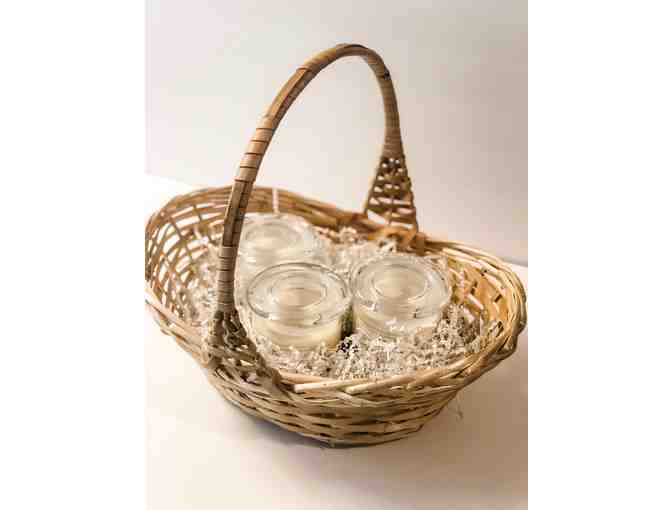 Pattycakes Candle Co. - Basket of 3 Vegan, Soy Candles!