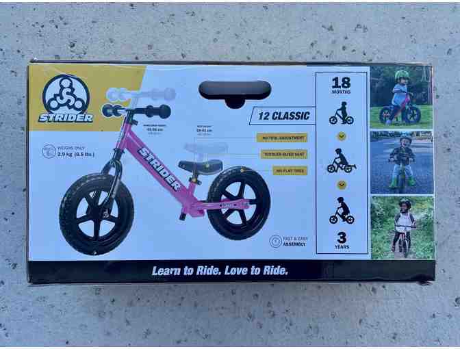 Strider Classic 12' Kids' Pink Balance Bike!