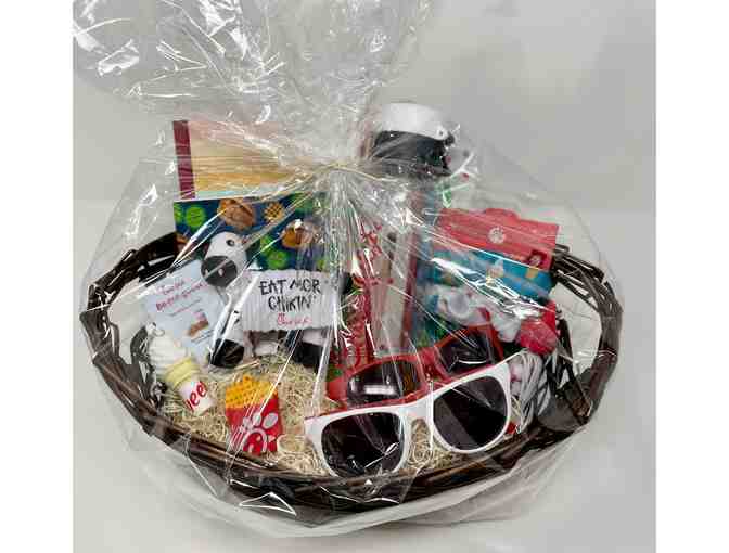 Chick-fil-a Basket of goodies and 13 gift cards!
