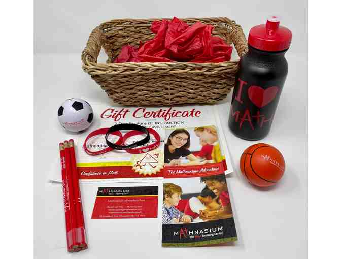 Mathnasium Certificate + basket of goodies!
