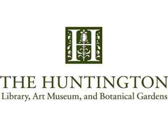 The Huntington Library- 2 guest passes