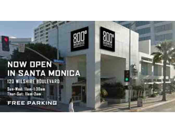 800 Degrees Pizza - $25 Gift Card #1