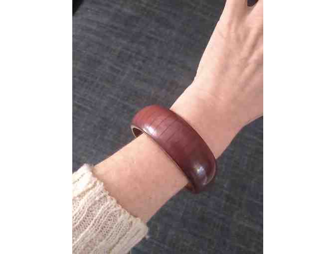 Beautiful Wood Bangle Bracelet