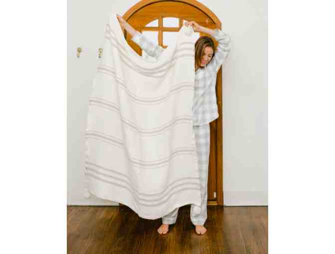 A Beautiful IMANI Woven Throw Blanket