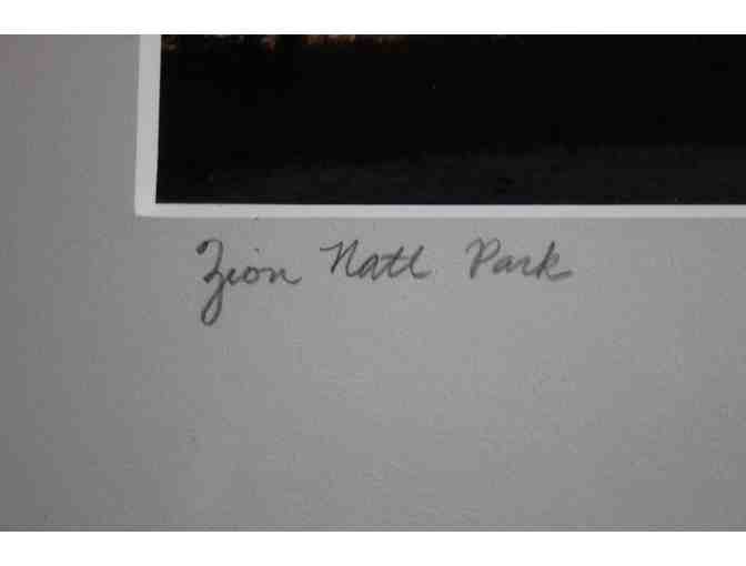 Framed Photograph of Zion National Park