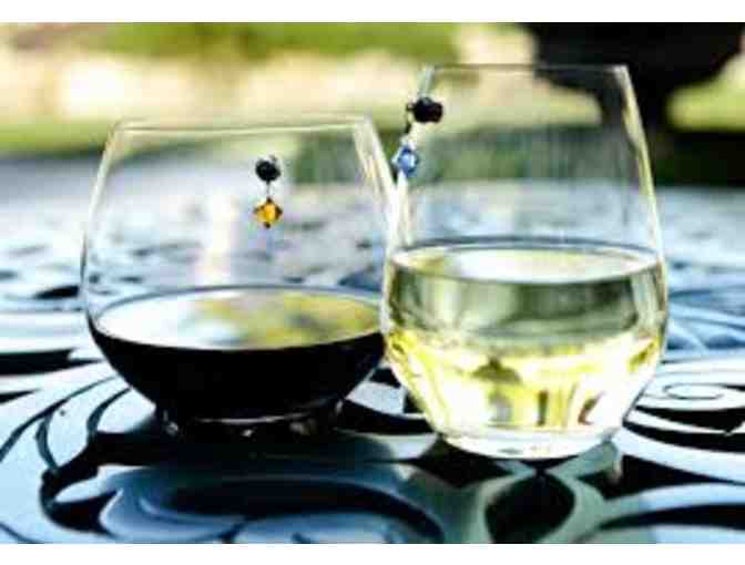 Cin Cin Magnetic Wine Marker (dangling gem stone)