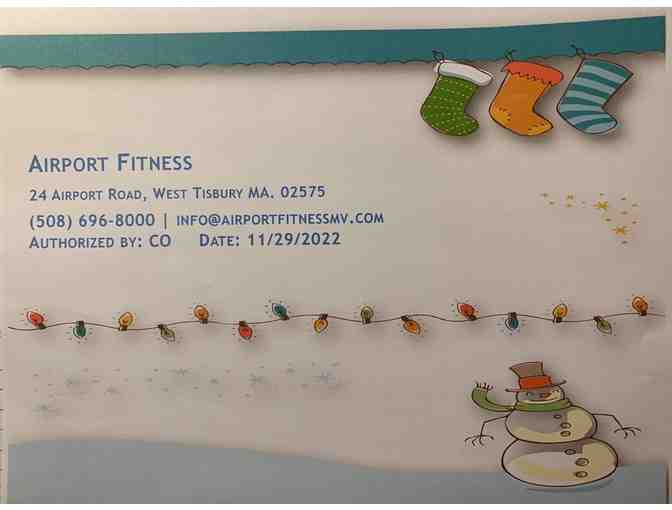 Airport Fitness Gift Certificate for Lessons or Court Time for $75