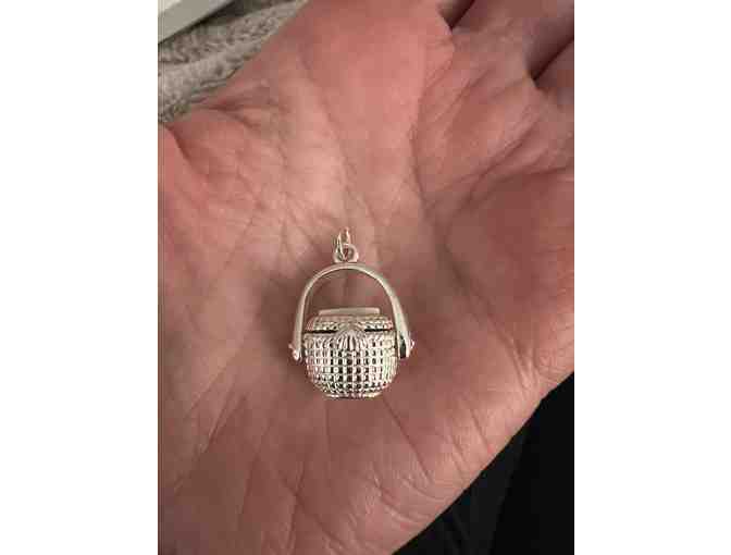 Sterling Silver Nantucket Basket Charm